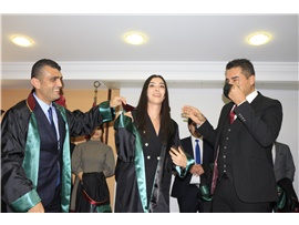15 STAJYER AVUKATIMIZ CÜBBE GİYME HAYALİNE KAVUŞTU