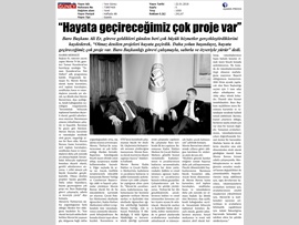BASINDA BAROMUZ (Baro Bşk. Er, "Hayata Geçireceğimiz Çok Proje Var")