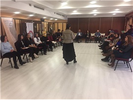 “MESLEKLERDE TOPLUMSAL CİNSİYET EŞİTLİĞİ DUYARLILIĞI” KONULU ATÖLYE ÇALIŞMASI YAPILDI