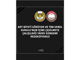 "YAPAY GÜNDEMİ REDDEDİYORUZ"