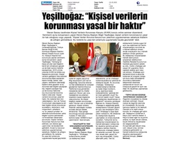 Mersin Barosu Kişisel Verileri Koruma Kanunu Semineri düzenledi