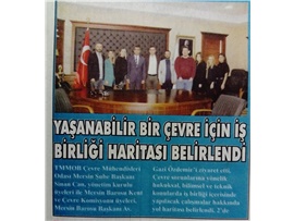 Yaşanabilir bir çevre için el ele verdiler