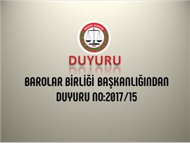 Türkiye Barolar Birliği Başkanlığından