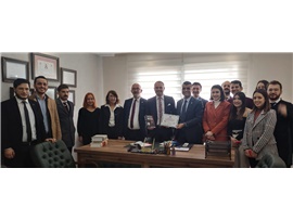 MESLEKTAŞIMIZIN AVUKATLIK OFİSİ AÇILIŞINA KATILDIK