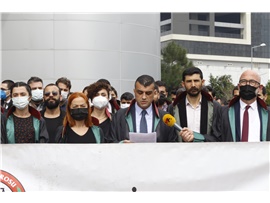 ÖHD MERSİN ŞUBESİ ÜYESİ AVUKATLARA YAPILAN POLİS MÜDAHALESİNİ KABUL ETMİYORUZ