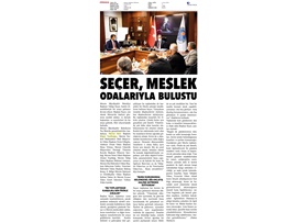 Başkanımız Yeşilboğaz ve STK'lar, Vahap Seçer ile kent sorunlarını masaya yatırdı