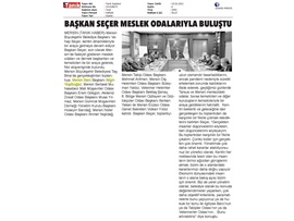 Başkanımız Yeşilboğaz ve STK'lar, Vahap Seçer ile kent sorunlarını masaya yatırdı
