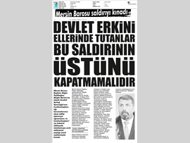 BASINDA BAROMUZ (Av. Sertuğ Sürenoğlu'na Saldırıya Tepki)