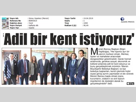 BASINDA BAROMUZ (Mersin Büyükşehir Belediye Başkanı Vahap Seçer'e Ziyaret)