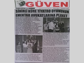BASINDA BAROMUZ (Sihirli Küre Avukatlarına Plaket)