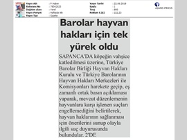 BASINDA BAROMUZ (Barolar Hayvan Hakları İçin Tek Yürek Oldu)