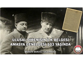 AMASYA GENELGESİ 103 YAŞINDA