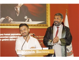 2 STAJYER AVUKATIMIZ YEMİN EDİP CÜBBE GİYDİ