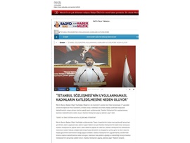 BASINDA BAROMUZ (Yeşilboğaz: "İstanbul Sözleşmesi'nin Uygulanmaması, Kadınların Katledilmesine Neden Oluyor")