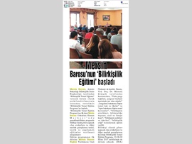 BASINDA BAROMUZ (Bilirkişilik Temel Eğitim Programı Başladı)
