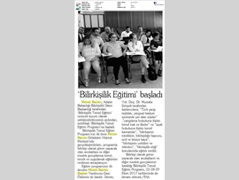 BASINDA BAROMUZ (Bilirkişilik Temel Eğitim Programı Başladı)