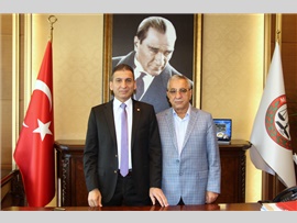 Mersin Şöförler Odası Başkanı Sayın; Veysel SARI'nın Ziyareti