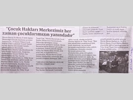 BASINDA BAROMUZ (Baromuz, 20 Kasım Dünya Çocuk Hakları Günü nedeniyle ‘Çocuk Hakları ve Suç Sayılan Davranışlar’ konulu eğitim semineri düzenledi.) 22.11.2017