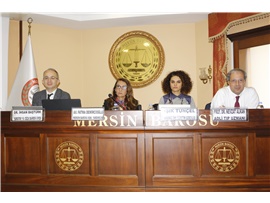 MERSİN BAROSU, “KADINA KARŞI ŞİDDET VE ÇOCUK İSTİSMARIYLA MÜCADELE’ SEMİNERİ DÜZENLEDİ