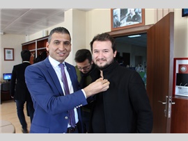 Başkanımız, Silifke'de Resim Sergisi Açılışına Katıldı