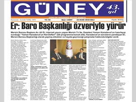 BASINDA BAROMUZ (Baro Bşk. Er, "Hayata Geçireceğimiz Çok Proje Var")
