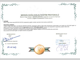 MERSİN BAROSU İLE MERSİN DOĞA OKULLARI ARASINDA PROTOKOL YENİLENDİ