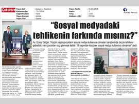 BASINDA BAROMUZ (Av. Güray Göçer: "Sosyal Medyadaki Tehlikenin Farkında mısınız?"