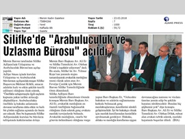 BASINDA BAROMUZ (Silifke Yemin Töreni ve Arabuluculuk-Uzlaştırma Merkezi Açılışı)
