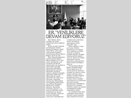 BASINDA BAROMUZ (Baro Bşk. Er: "Çocuklarımız İçin Yeni Projelere Adım Attık)
