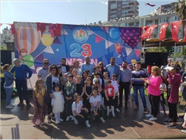 ÇOCUKLAR 23 NİSAN ŞENLİĞİNDE BULUŞTU