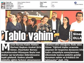 BASINDA BAROMUZ (Diyarbakır Barosu Üyesi Kadın Avukatın Öldürülmesi ile İlgili Basın Açıklaması)