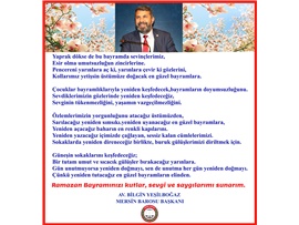 RAMAZAN BAYRAMINIZ KUTLU OLSUN
