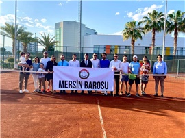 MERSİN BAROSU ATATÜRK KUPASI TENİS TURNUVASI BAŞLADI