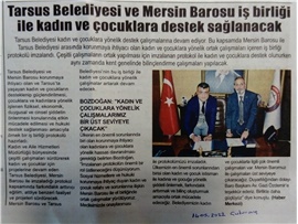 Tarsus Belediyesi ile işbirliği protokolü imzalandı