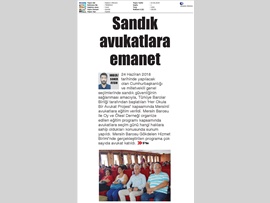BASINDA BAROMUZ (Avukatlara Sandık Güvenliği Eğitimi)