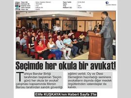 BASINDA BAROMUZ (Avukatlara Sandık Güvenliği Eğitimi)