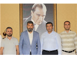 DEVA PARTİSİ TOROSLAR İLÇE YÖNETİMİNDEN BAŞKANIMIZ YEŞİLBOĞAZ’A ZİYARET