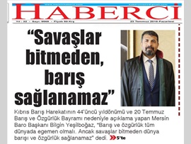 BASINDA BAROMUZ (20 Temmuz Kıbrıs Barış Harekatı Mesajı)