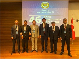 TÜRKİYE BAROLAR BİRLİĞİ 46. BARO BAŞKANLARI TOPLANTISI YAPILDI