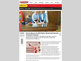BASINDA BARO (İl Milli Eğitim Müdürlüğü ile Protokol İmzalandı) 23.08.2017