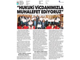 BASINDA BAROMUZ (Yeşilboğaz: "Avukatların Mücadeleleri Yasalarla Engellenmeye Çalışılıyor")
