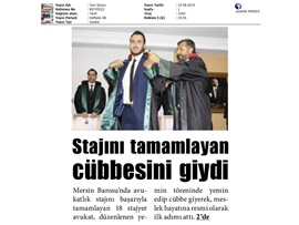 BASINDA BAROMUZ (Yeşilboğaz: "Avukatların Mücadeleleri Yasalarla Engellenmeye Çalışılıyor")