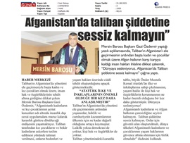 Özdemir; "Afganistan'da Taliban şiddetine sessiz kalmayın"