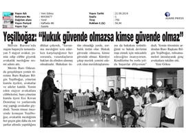 BASINDA BAROMUZ (Yeşilboğaz, "Hukuk Güvende Değilse, Kimse Güvende Değil")
