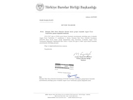AVUKATLIK ASGARİ ÜCRET TARİFESİNDE YAPILAN DEĞİŞİKLİK HAKKINDA