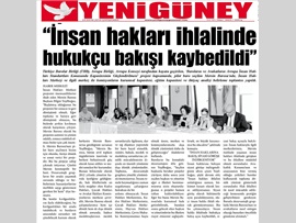 BASINDA BAROMUZ (İnsan Hakları Merkezi İhtiyaç Belirleme Toplantısı Yapıldı)