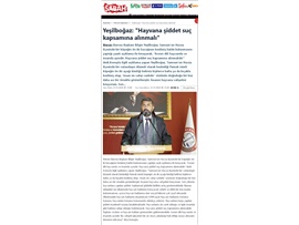 BASINDA BAROMUZ (Yeşilboğaz, "Hayvana şiddet suç kapsamına alınmalı)