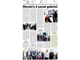 BASINDA BAROMUZ (Başkanımız Yeşilboğaz, Ahmet Yeşil Sanat Galerisi'nin açılışına katıldı)