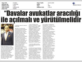 BASINDA BAROMUZ (Baro Bşk. Er: "Geç Gelen  Adalet, Adalet Değildir")