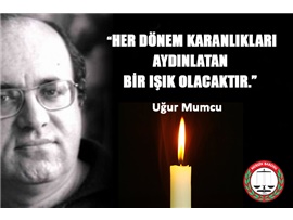 BAŞKANIMIZ YEŞİLBOĞAZ UĞUR MUMCU'YU ANDI